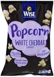 Wise Foods Air Popped White Cheddar Popcorn 6.5 oz. Bag (3 Bags)