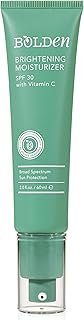 BOLDEN Brightening Face Moisturizer with SPF 30 & Vitamin C - Broad Spectrum UVA/UVB Hydrating Moisturizer Face Cream for Women - Applies Clear without Chalky Residue & Fade Dark Spots - 2.0FL Oz