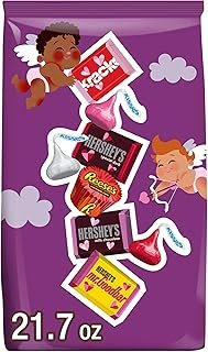 HERSHEY'S and REESE'S Assorted Chocolate, Valentine's Candy Bag, 21.7 oz