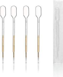 ULAB Sterile Transfer Pipette, Essential Oils Pipettes Vol. 3ml, 1ml Graduated, 0.25ml Graduation Interval, 140mm Long, Low-Density Polyethylene Material, Individual Peel-Pack, Pack of 100, UTP1015