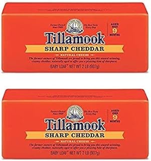 Tillamook Sharp Cheddar Cheese, 5 Pound -- 2 per case.