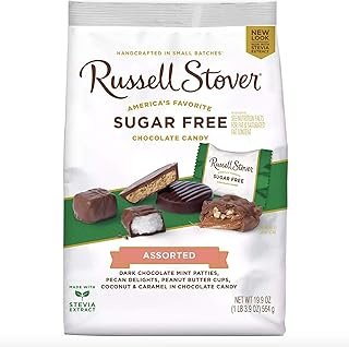 Russell Stover Sugar Free 5 Flavor Assortment Candies 19.7 Ounce Value Bag