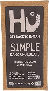 HU KITCHEN Bar Chocolate Simple, 2.1 Ounce