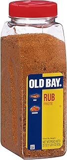 Rub, 22 oz - One 22 Ounce Container of OLD BAY Seasoning Rub, Perfect for Sealing in Juices on Meat and Seafood for a Savory Flavor
