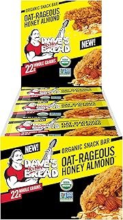 Dave's Killer Bread Oat-Rageous Honey Almond Organic Snack Bars, 12 Individually Wrapped Snack Bars (Pack of 1)