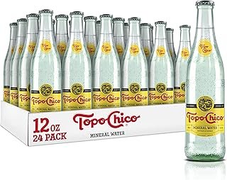 Topo Chico Mineral Water, 12 Fl Oz, Pack of 24