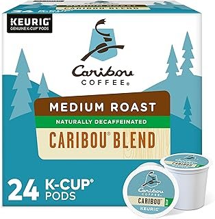 Caribou Coffee Decaf Blend K-Cup, 24 Count (Pack of 1)