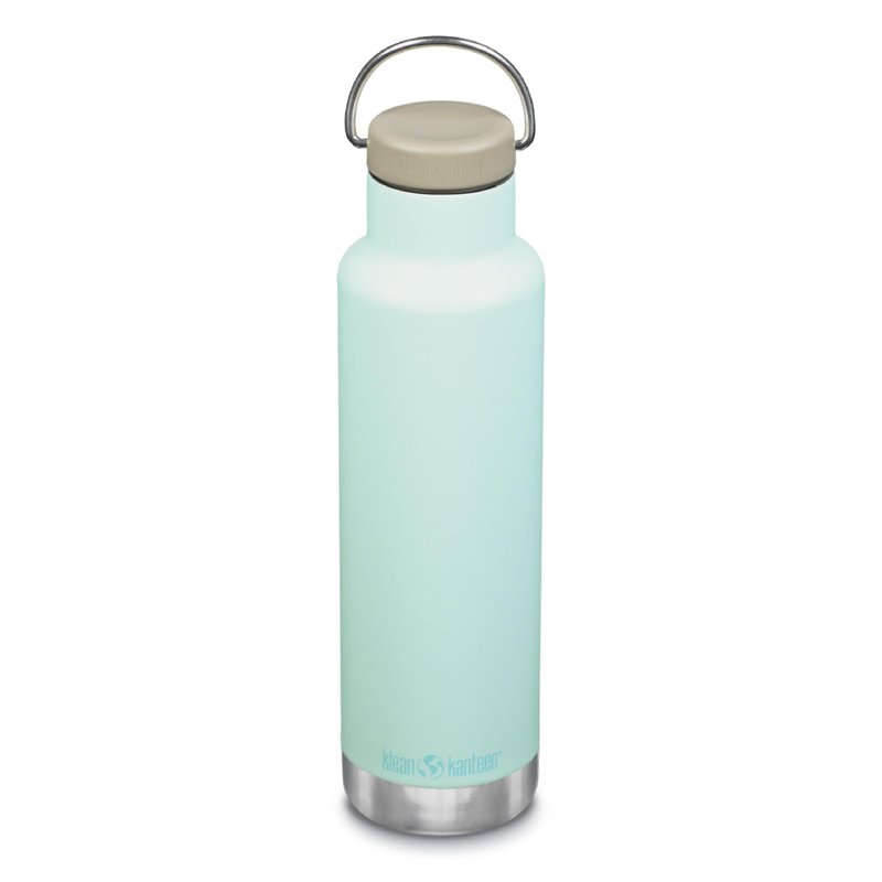 Klean Kanteen Classic Stainless Steel Double Wall Insulated Water Bottle with Loop Cap