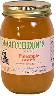 McCutcheon's Home Recipe Pineapple Preserves: Sweet Tangy Flavor; All Natural Ingredients; No Preservatives; Made in the USA; 20 ounces
