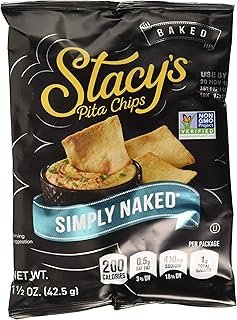 Stacy's Pita Chips, Simply Naked, 1.5-Ounce Bags (Pack of 24) (Value Bulk Multi-Pack)