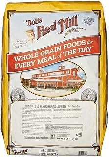 Bob's Red Mill Gluten Free Old Fashion Rolled Oats - 25 lb - Bulk Bag25