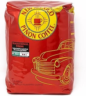 New Mexico Piñon Coffee Naturally Flavored Coffee (Traditional Piñon Whole Bean, 5 pound)