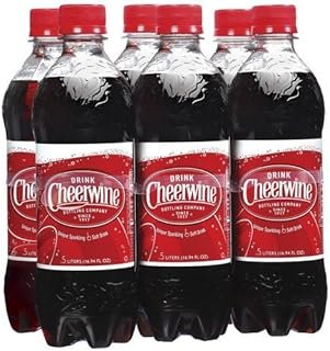 Cheerwine Cherry Soda (6 Pack Plastic Bottles)