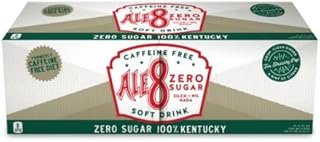Ale 8 One Caffeine Free, Zero Sugar, 12 Pack of 12 Oz Cans, One 12 Pack. 100% Kentucky Soft Drink