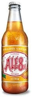 Ale 8 One Orange Cream, Glass Bottles, 12 Ounces, Pack of 6, 100% Kentucky Soft Drink