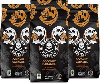 Death Wish Coffee Coconut Caramel Ground Coffee (27 Ounces)
