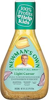 Newman's Own Light Caesar Dressing Salad Dressing, 16 oz