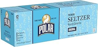 POLAR Beverages Seltzer Water Original, 12 fl oz cans, 12 pack