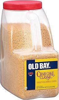 OLD BAY Crab Cake Classic Seasoning Mix, 5 lb - One 5 Pound Container of Crab Cake Seasoning with Premium Blend of Bread Crumbs and Herbs to Make Extraordinary Crab Cakes