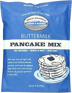 Wheat Montana Buttermilk Pancake Mix, 2 pound (Pack of 2)