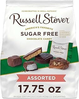Russell Stover Sugar Free Assorted Chocolates Gusset Bag, 1.1 Pound (Pack of 1)