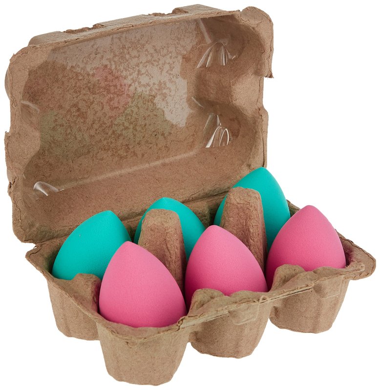 Beauty Bakerie Blending Eggs, 1 Count (Pack of 6), Turquoise