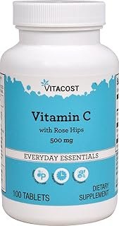 Vitacost Vitamin C with Rose Hips - Delayed Release - 500 mg - 100 Tablets