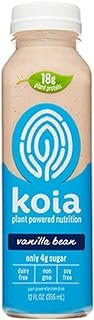 Koia Plant Powered Nutrition Dairy Free Vanilla Bean Drink, 12 Ounce (pack Of 6)