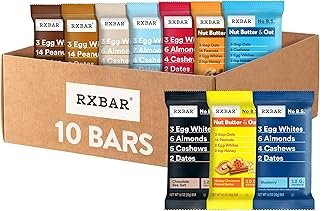 RXBAR Protein Bars, Snack Bars, Variety Pack (10 Count)