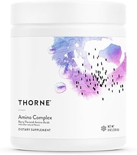 THORNE Amino Complex - Clinically-Validated EAA and BCAA Powder for Pre or Post-Workout - Promotes Lean Muscle Mass & Energy Production* - NSF Certified for Sport - 30 Servings - 8.0 Oz - Berry