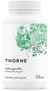THORNE Ashwagandha - Highly Concentrated Shoden - Calming Stress Support for Women & Men* - Supports Daytime Energy, Mental Clarity & Optimal Immune Function* - 30 Capsules