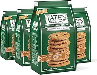 Tate's Bake Shop Salted Caramel Chocolate Chip Cookies, 4 - 6.5 oz Bags