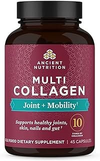 Ancient Nutrition Collagen Pills for Joint Support, Multi Collagen Capsules 45 Ct, Joint + Mobility, Supports Joints, Skin & Nails, Exercise Recovery, Paleo and Keto Friendly, Gluten Free