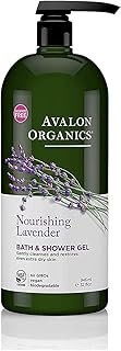 Avalon Organics Bath & Shower Gel, Nourishing Lavender, 32 Oz