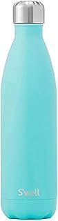 S'well Stainless Steel Water Bottle - 17 Fl Oz - Turquoise Blue - Triple-Layered Vacuum-Insulated Containers Keeps Drinks Cold for 36 Hours and Hot for 18 - BPA-Free - Perfect for the Go