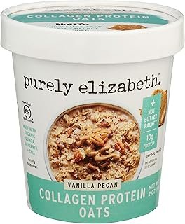 purely elizabeth , Oats Vanilla Pecan Collagen Protein, 2 Oz