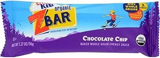 CLIF Bar Organic Granola Bars - Chocolate Chip - Non-GMO - Organic -Lunch Box Snacks (1.27 Ounce Energy Bars, 18 Count)