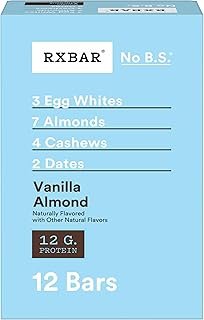 RXBAR Protein Bar, Vanilla Almond, 12g Protein