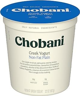 Chobani Non-Fat Plain Greek Yogurt 32oz