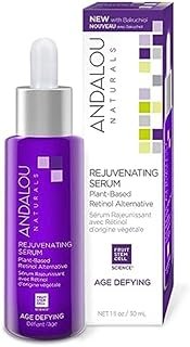 Andalou Naturals Rejuvenating Serum with Plant Based Retinol, 1 Oz