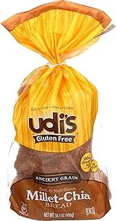 Udi's Gluten-Free Millet-Chia Bread, 14.3 OZ [8 per Case]