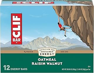 CLIF Bar Energy Bar Oatmeal Raisin Walnut - 12 - 2.4 oz (68 g) bars [28.8 oz (816 g)]