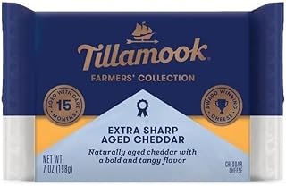 Generic Tillamook Extra Sharp Cheddar Cuts, 7 OZ, 12 Pack