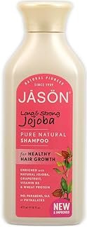 JASON Pure Natural Shampoo, Long & Strong Jojoba, 16Ounce (Pack of 3)