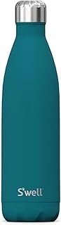 S'well Stainless Steel Water Bottle, 25oz, Peacock Blue, Triple Layered Vacuum Insulated Containers Keeps Drinks Cold for 48 Hours and Hot for 24, BPA Free, Perfect for On the Go
