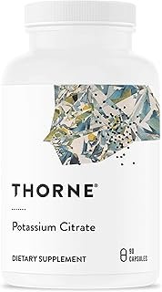 THORNE Potassium Citrate - Highly-Absorbable Potassium Supplement for Kidney, Heart, and Skeletal Support* - 90 Capsules