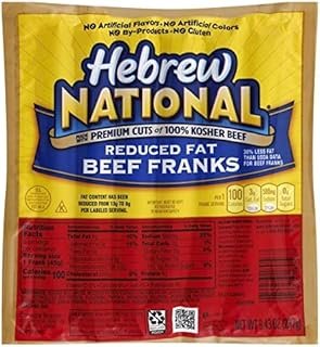 Hebrew National Beef Frank R/F Kosher, 9.3 Ounce