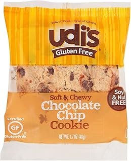Udis Gluten Free Chocolate Chip Cookie, 1.7 Ounce -- 36 per case.