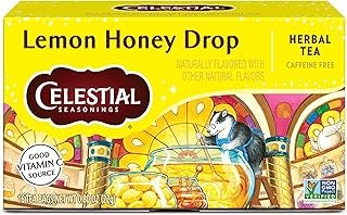 Celestial Seasonings Lemon Honey Drop Herbal Tea, 16 Tea Bags Box