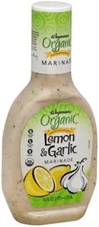 Wegmans Organic, Lemon & Garlic Marinade 16oz. (Pack of 4)